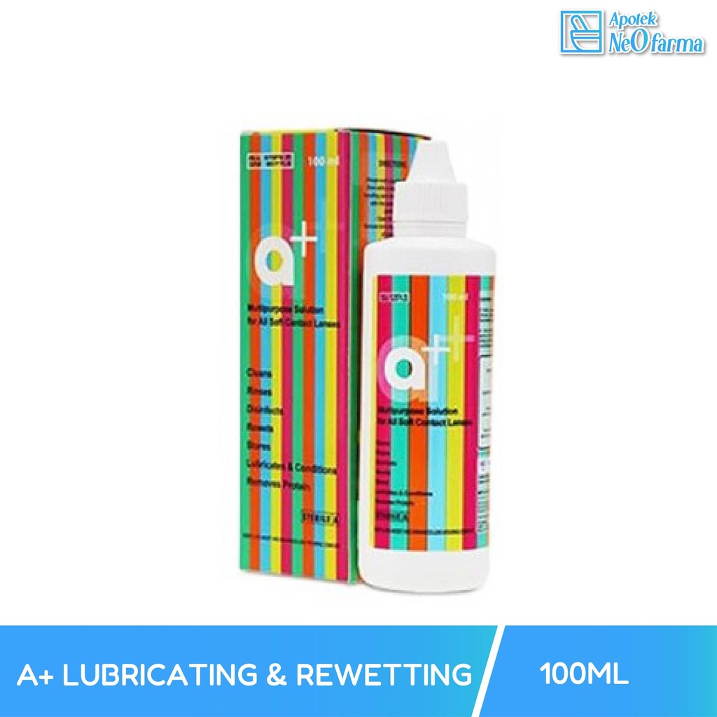 A+ MULTIPURPOSE SOLUTION CONTACT LENSES BTL 100ML