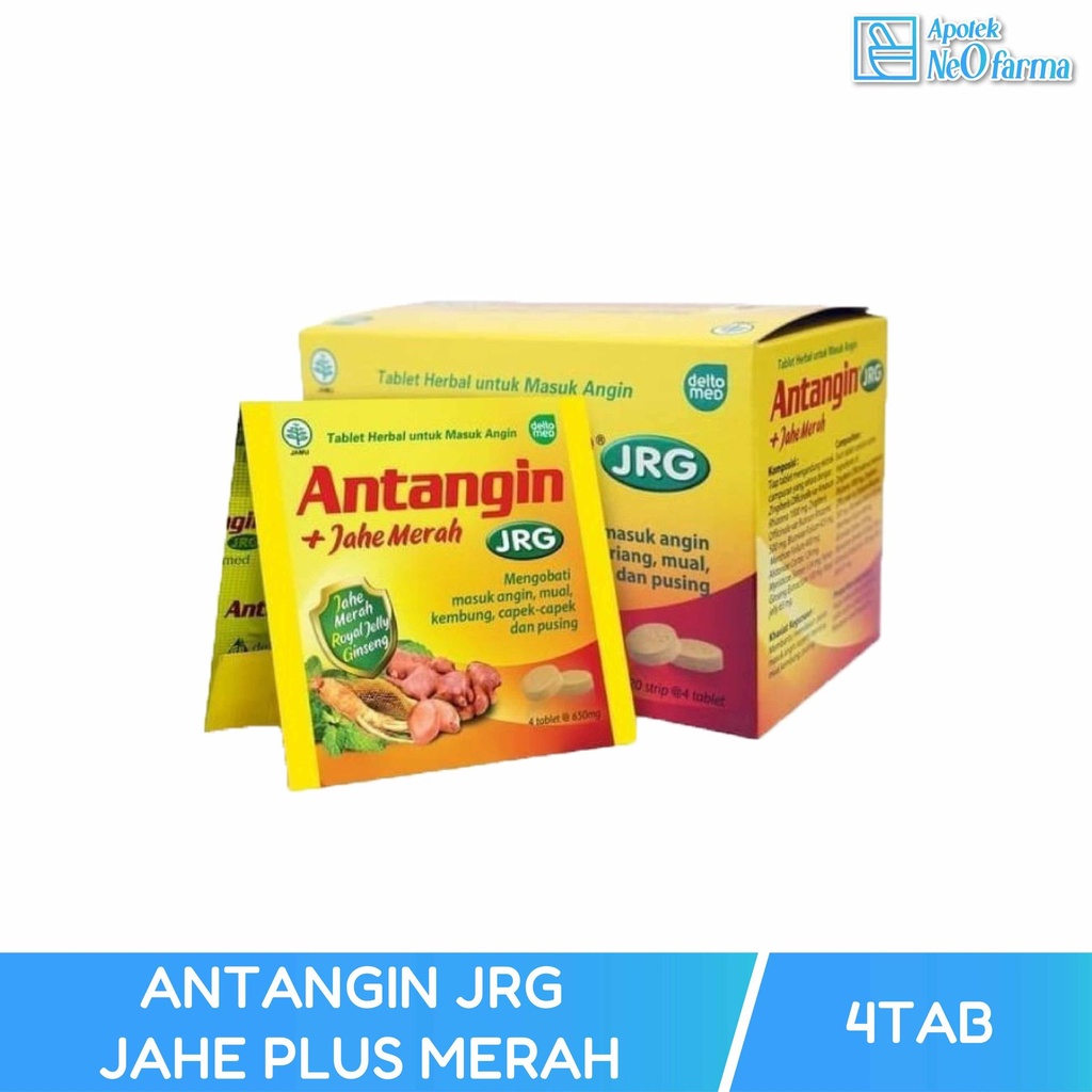 ANTANGIN JRG JAHE PLUS MERAH BOX 1 STR @ 4 TAB