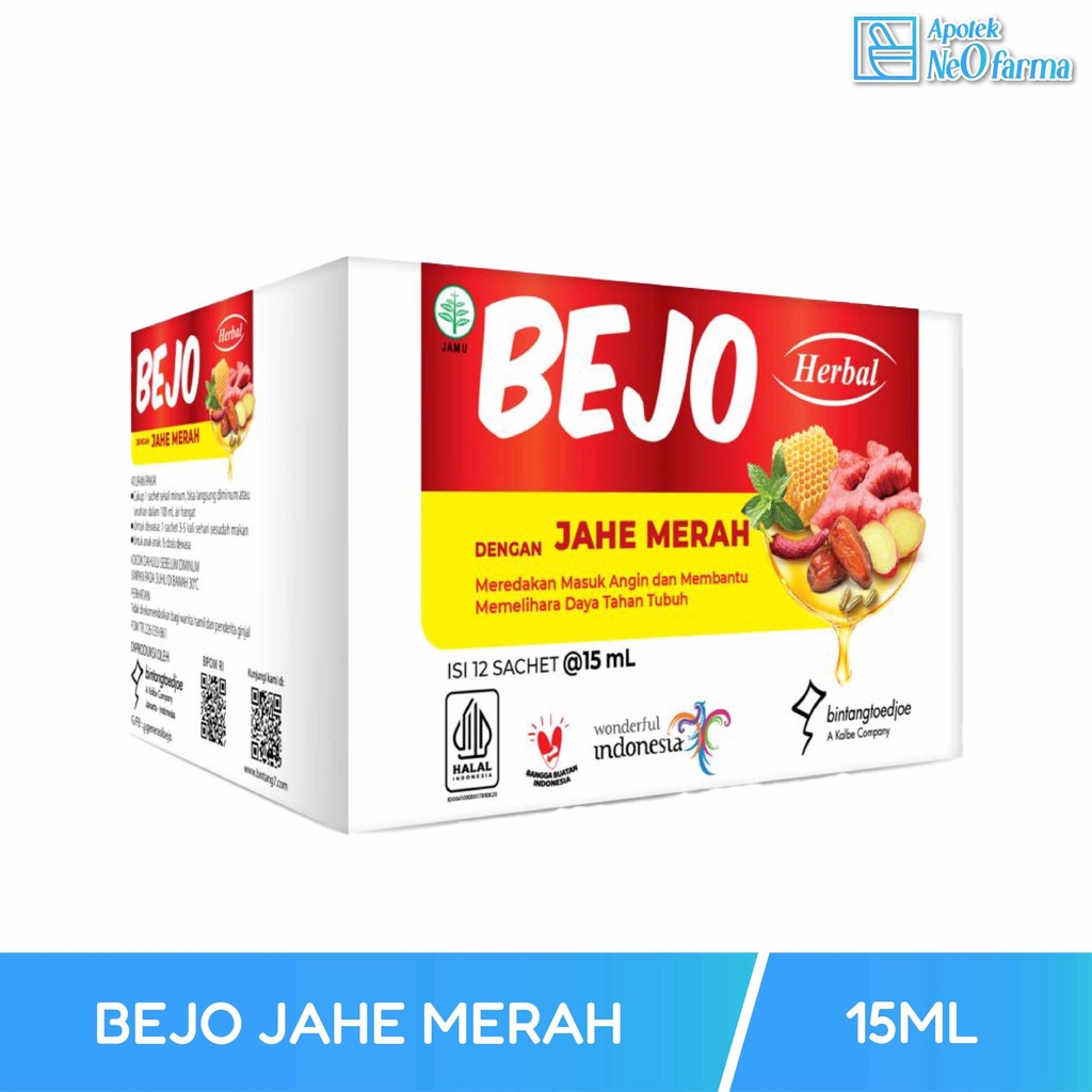 BEJO JAHE MERAH PACK 12 SCHT @15ML