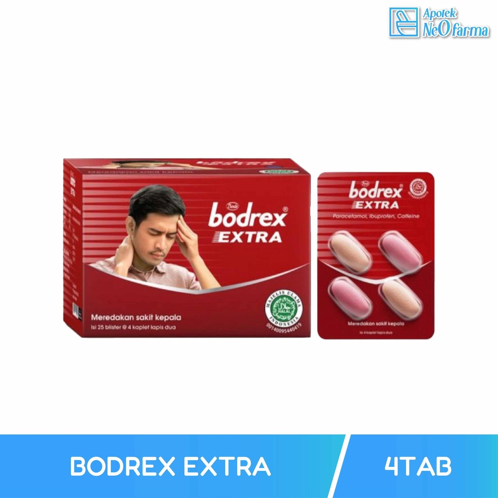 BODREX EXTRA BOX 25 STR @ 4 TAB