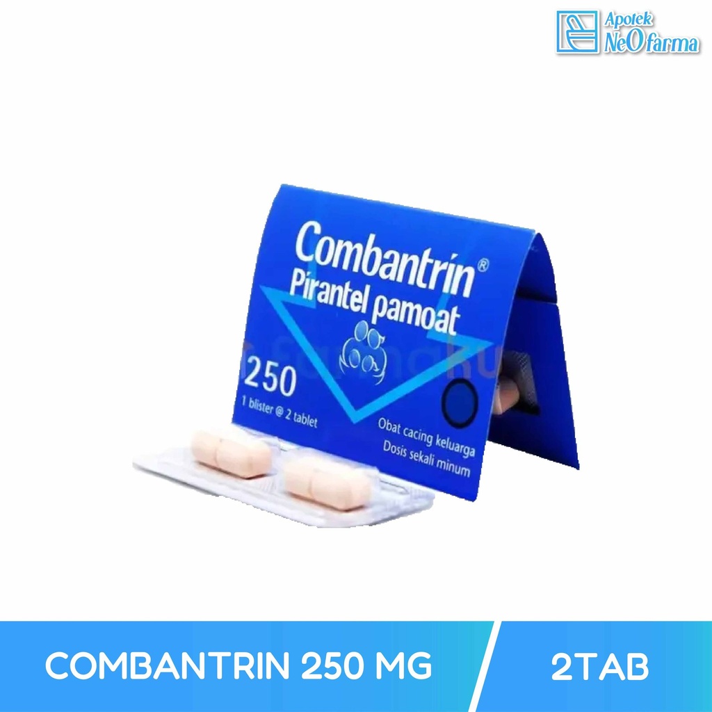 COMBANTRIN 250 MG BOX 25 STR @ 2 TAB