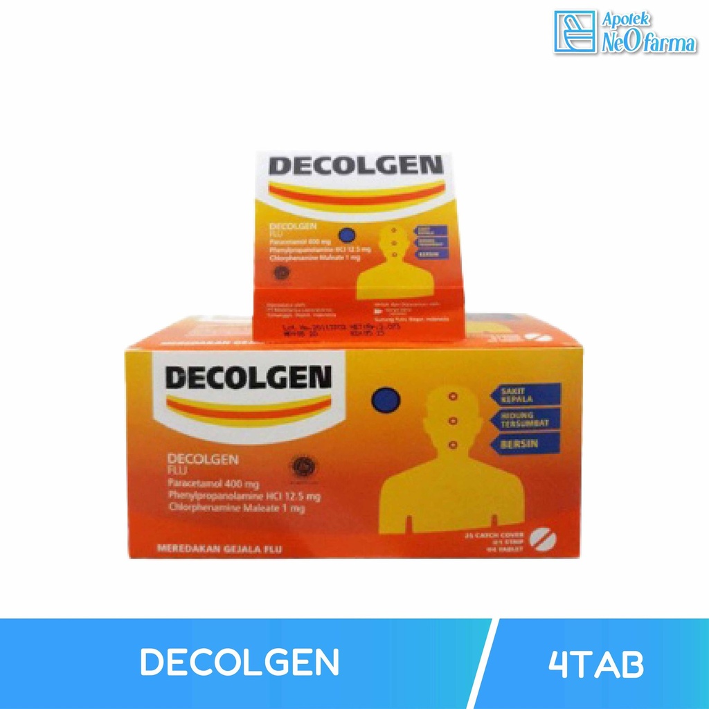 DECOLGEN BOX 25 STR @ 4 TAB