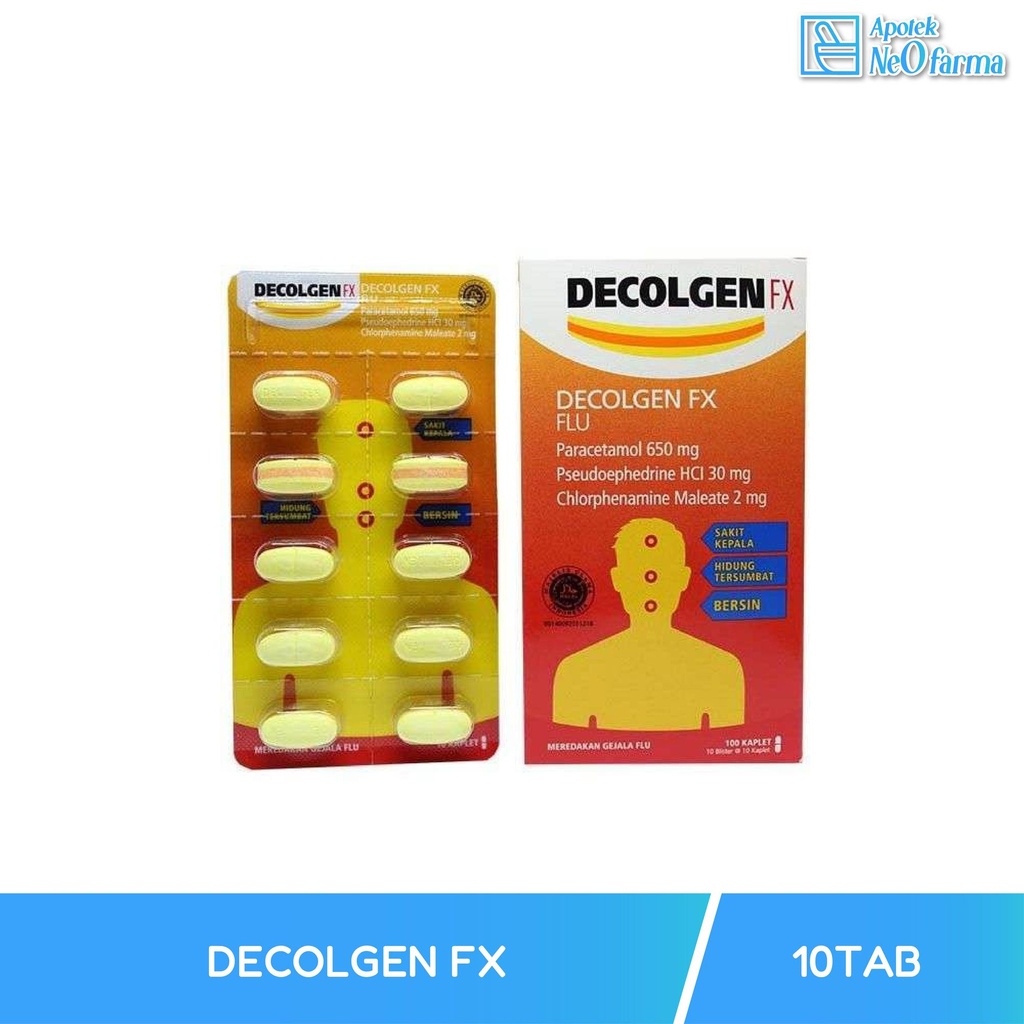 DECOLGEN FX BOX 10 BLISTER @10 KAPLET