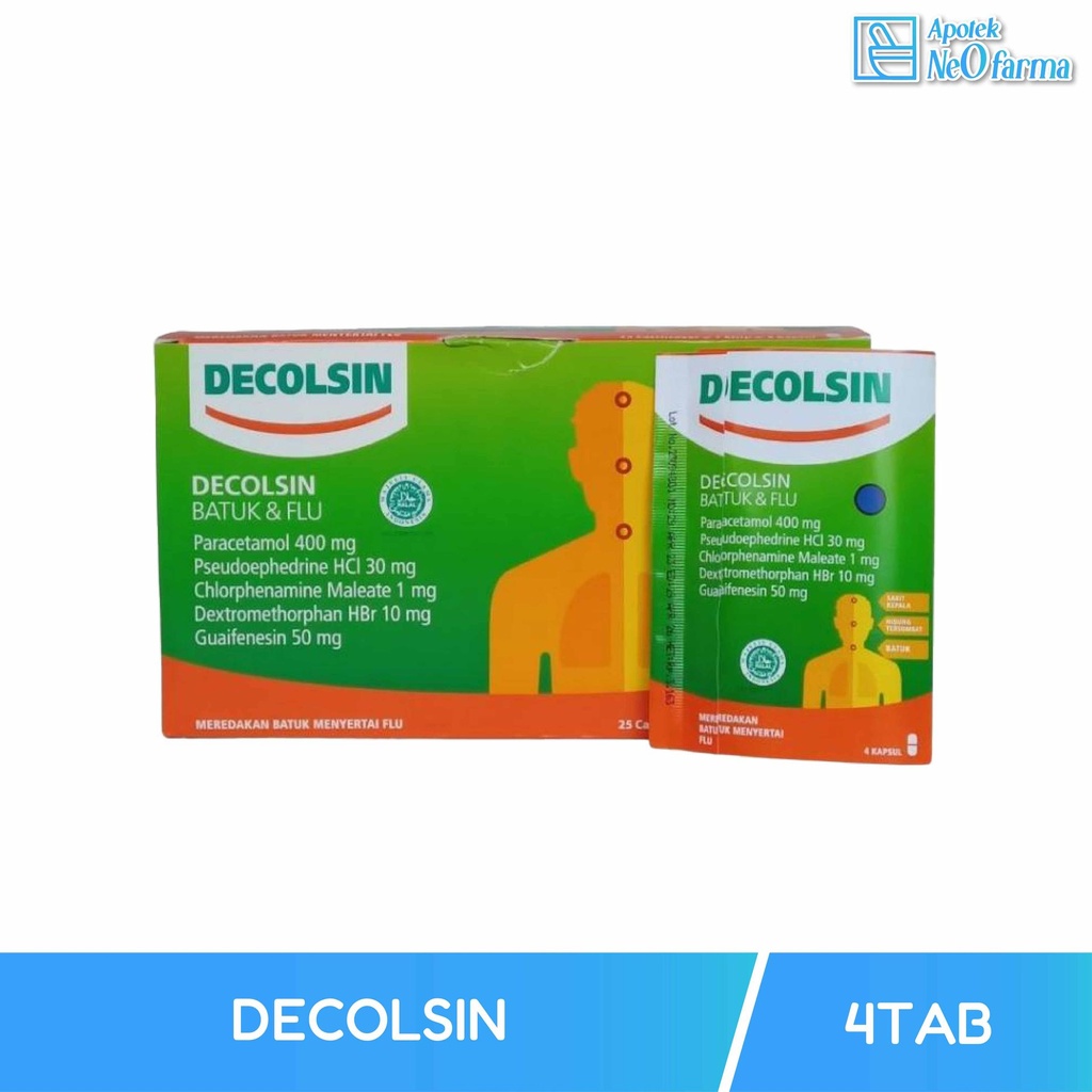 DECOLSIN BOX 25 STR @ 4 CAP