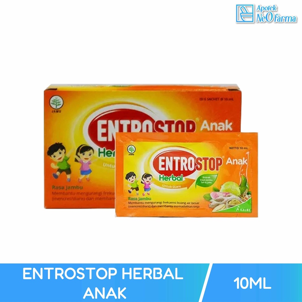 ENTROSTOP HERBAL ANAK BOX 6 SCHT @ 10 ML