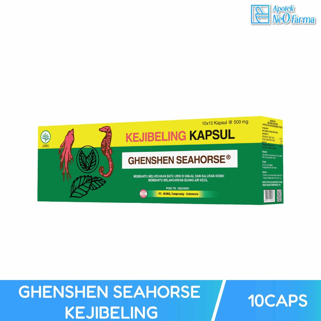 GHENSHEN SEAHORSE KEJIBELING BOX 10 STR @ 10 CAP