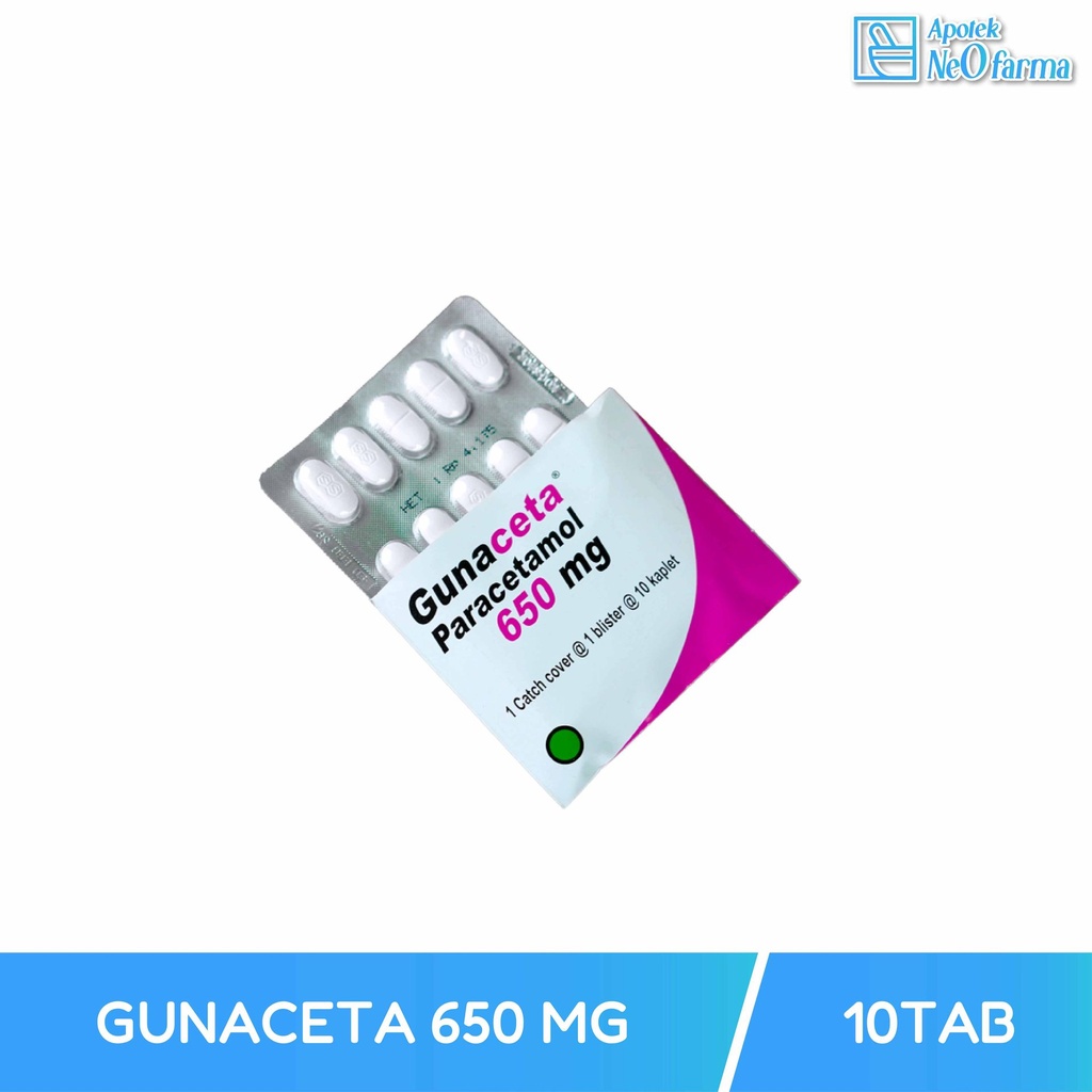 GUNACETA 650 MG BOX 10 STR @ 10 KAPL