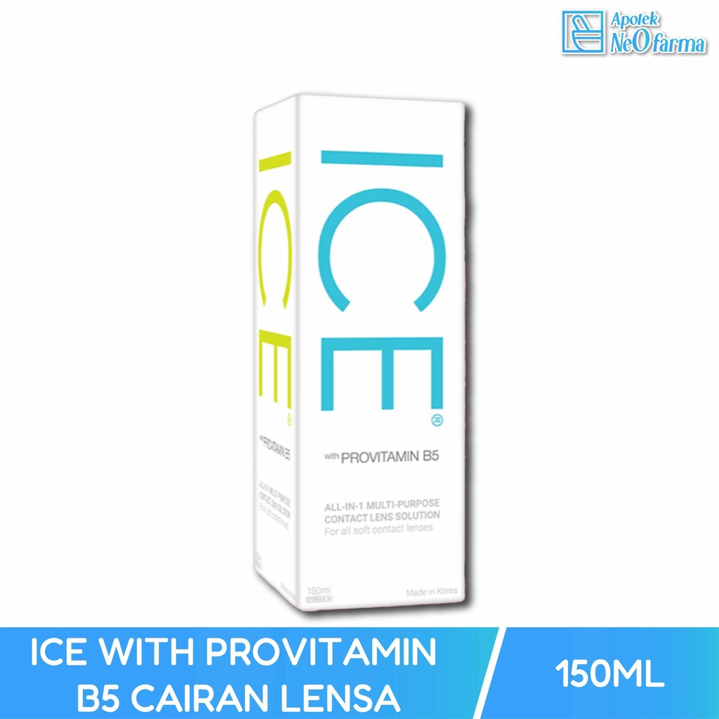 ICE WITH PROVITAMIN B5 COTACT LENS 150ML BTL