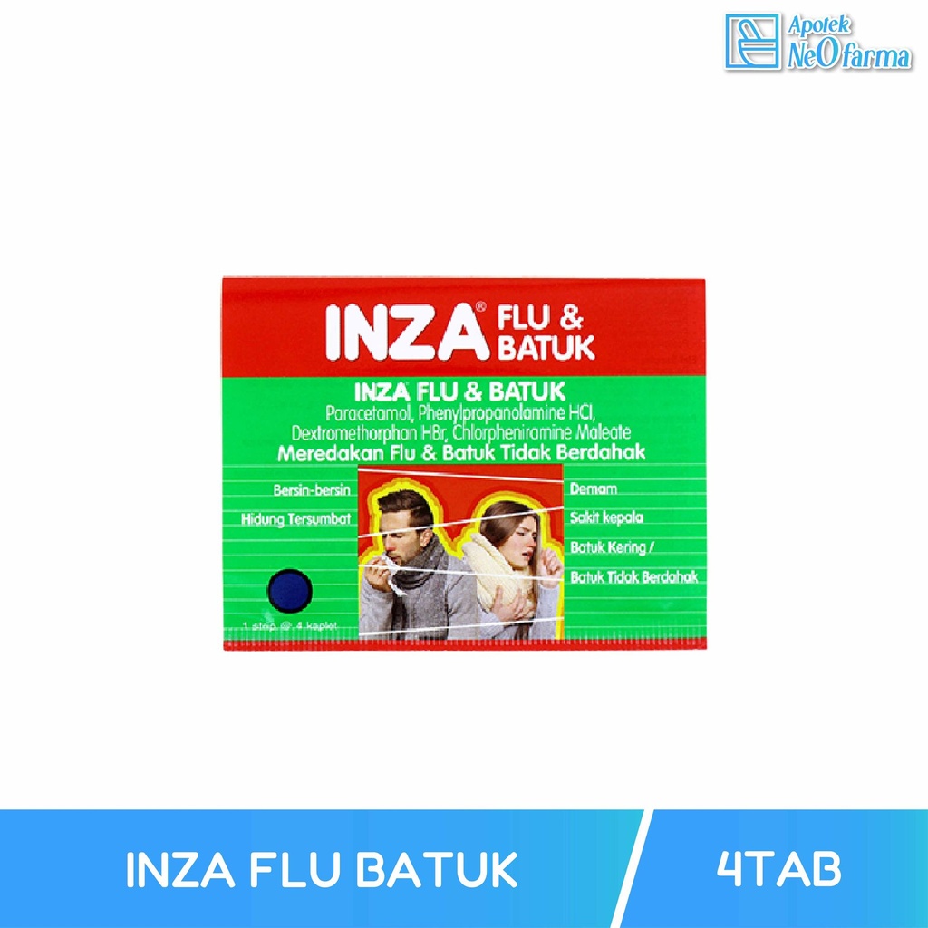 INZA FLU DAN BATUK BOX 25 STR @ 4 KAPL