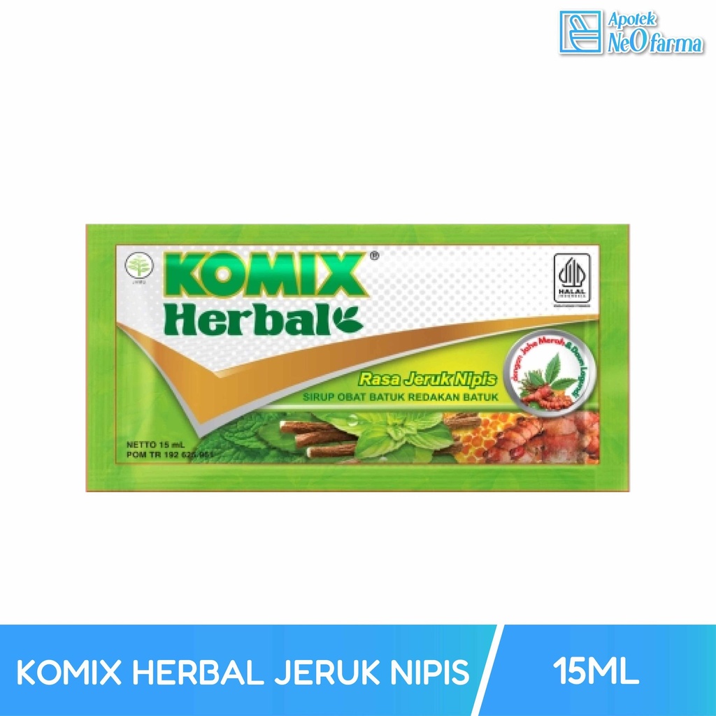 KOMIX HERBAL JERUK NIPIS BOX @ 6 SCHT