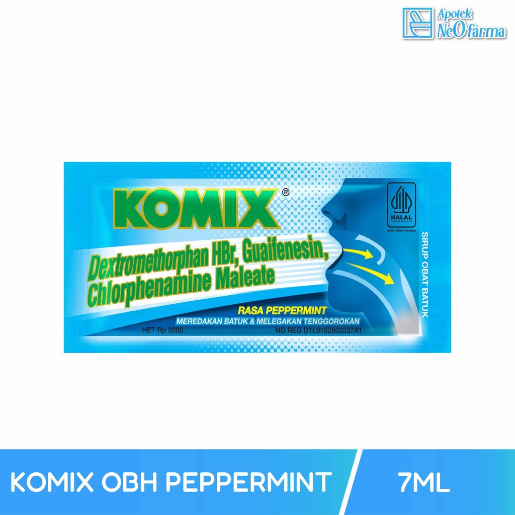 KOMIX RASA PEPPERMINT BOX 30 SCHT @ 7 ML