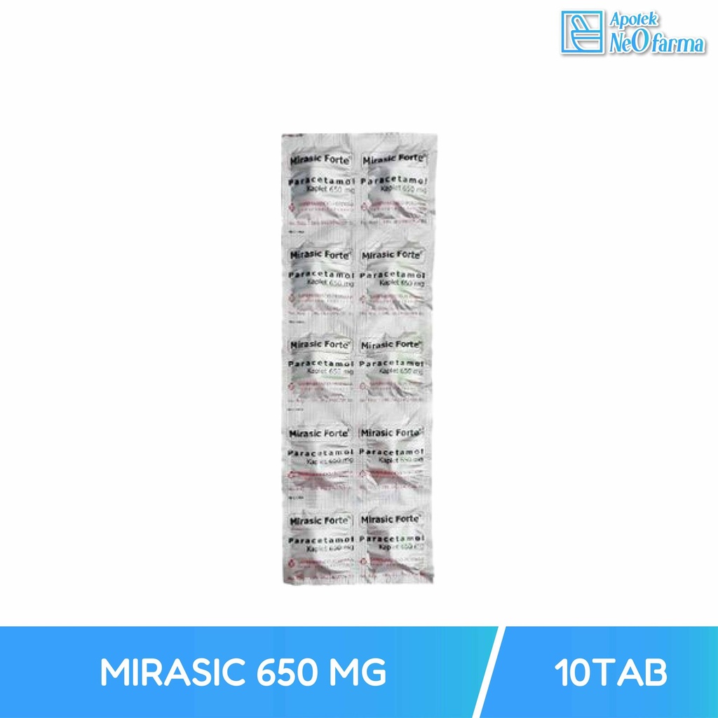 MIRASIC FORTE 650 MG BOX 10 STR @ 10 KAPL