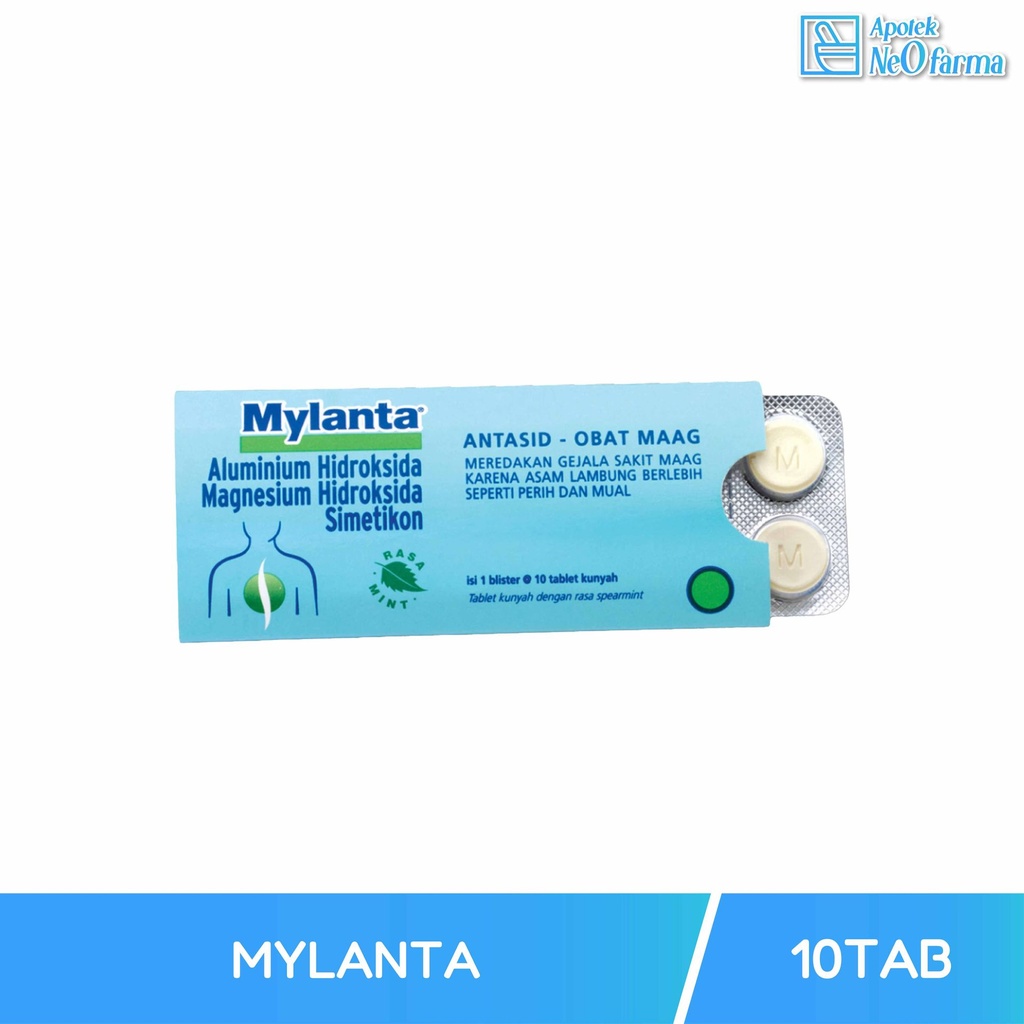 MYLANTA BOX 10 STR @ 10 TAB