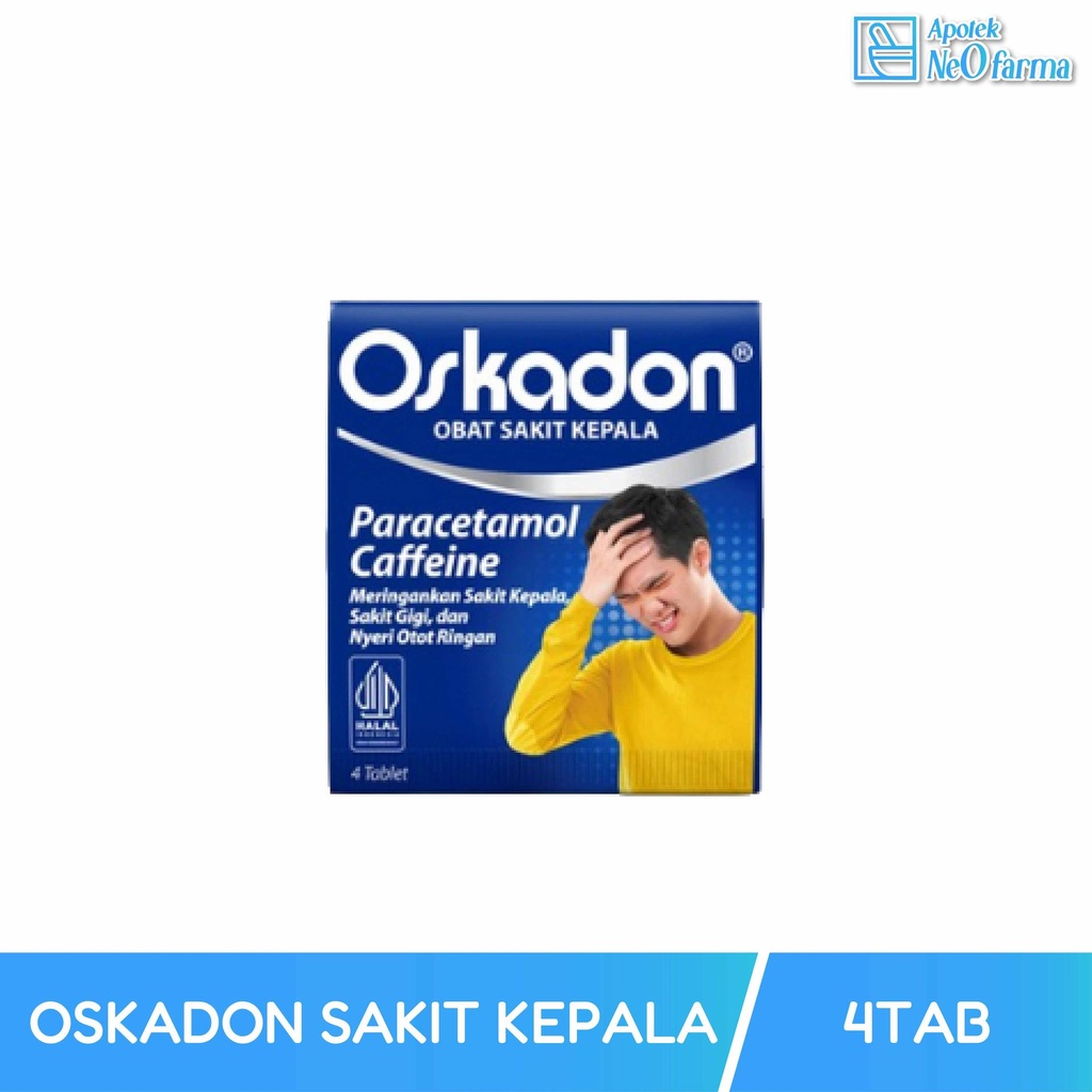 OSKADON SAKIT KEPALA BOX 50 STR @ 4 TAB