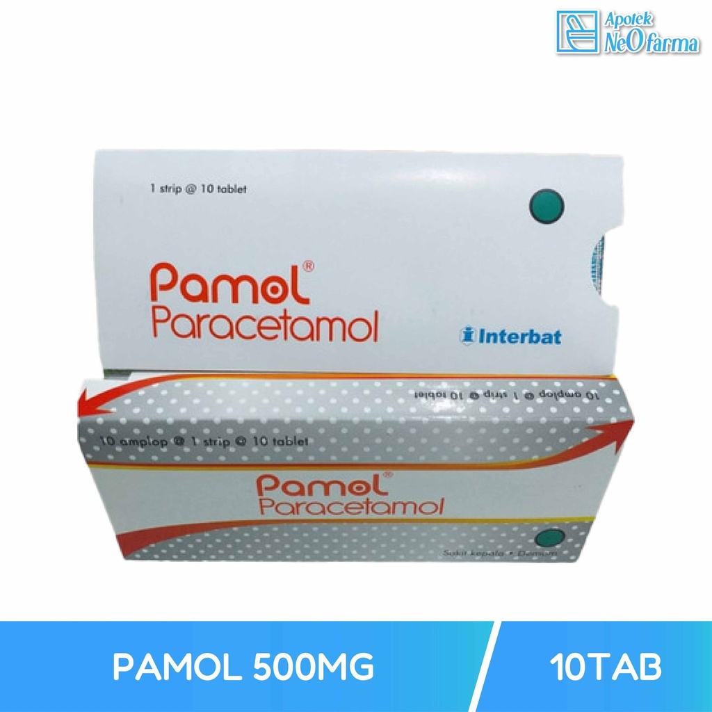 PAMOL 500MG BOX 10 STR @ 10 TAB