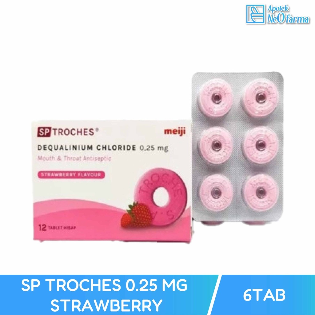 SP TROCHES 0.25 MG STRAWBERRY BOX 2 STR @ 6 TAB