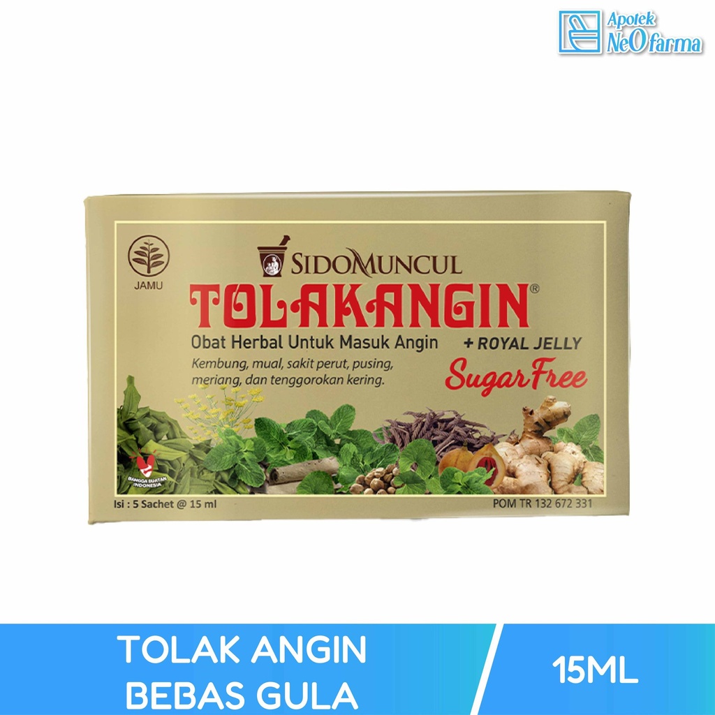 TOLAK ANGIN BEBAS GULA BOX 5 SCHT @15ML