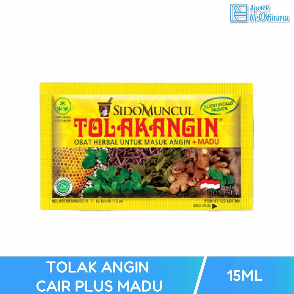 TOLAK ANGIN CAIR PLUS MADU 15 ML BOX 12 SCHT