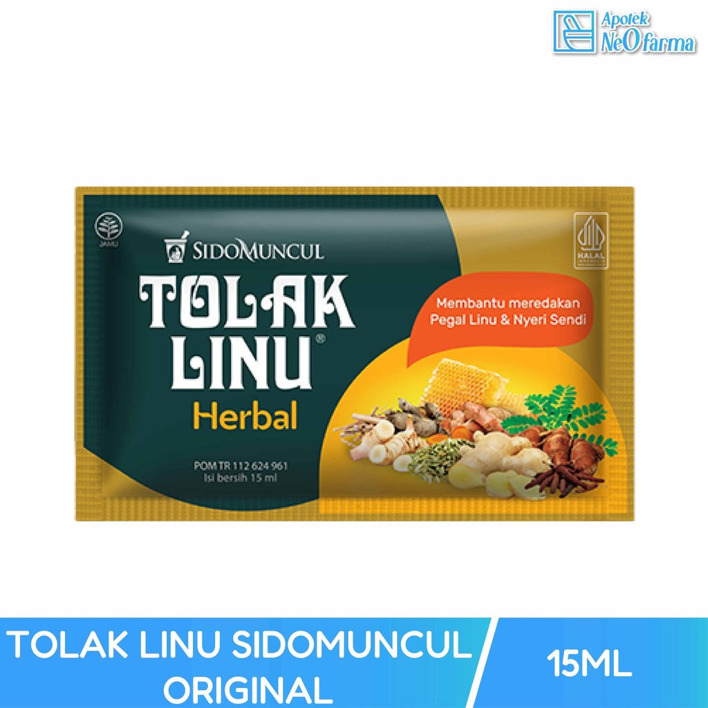 TOLAK LINU SIDOMUNCUL HERBAL ORIGINAL BOX 5 SCHT @ 15 ML