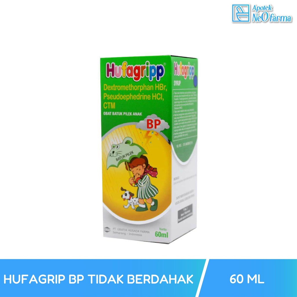 HUFAGRIP BP TIDAK BERDAHAK SYR 60ML