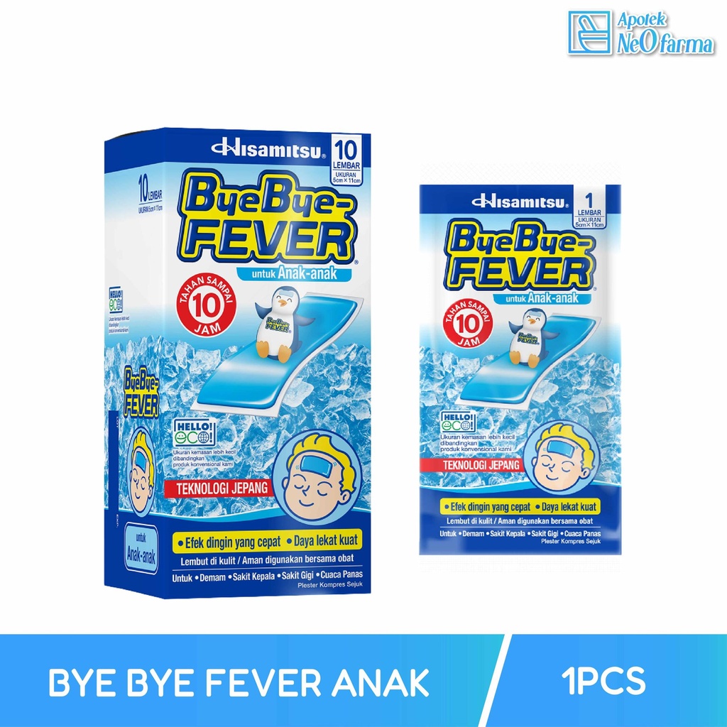 BYE BYE FEVER ANAK BOX 10 PCS
