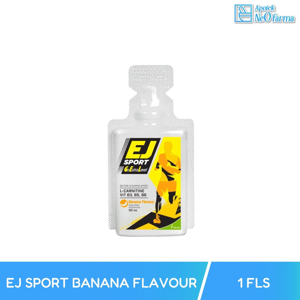 EJ SPORT BANANA FLAVOUR BOX @ 5 TUBE