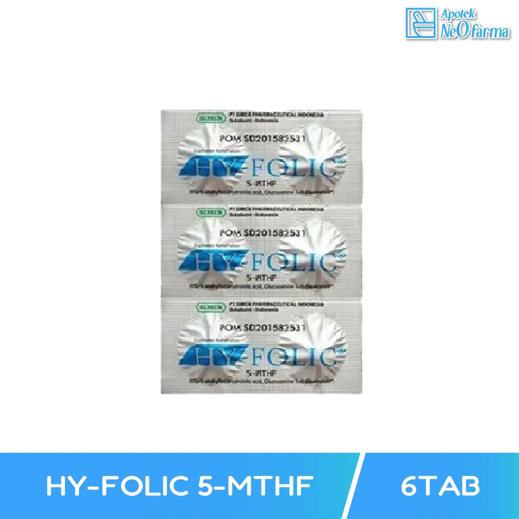 HY-FOLIC 5-MTHF BOX 5 STR @ 6 TAB