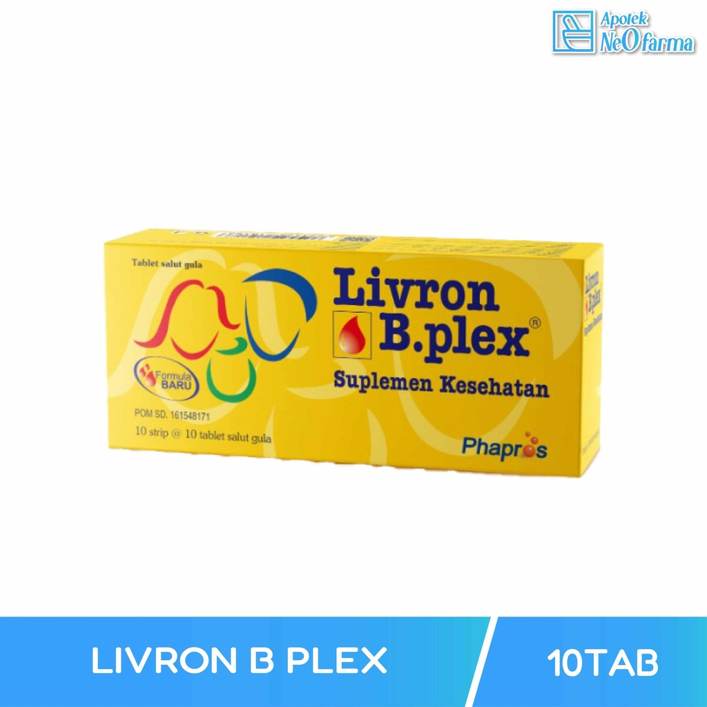 LIVRON B PLEX BOX 10 STR @ 10 TAB