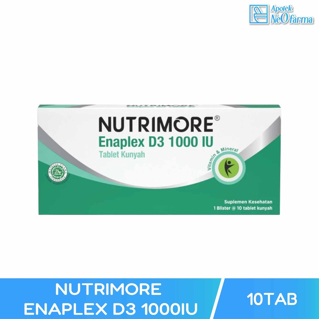 NUTRIMORE ENAPLEX D3 1000IU 1 BOX @ 10TAB