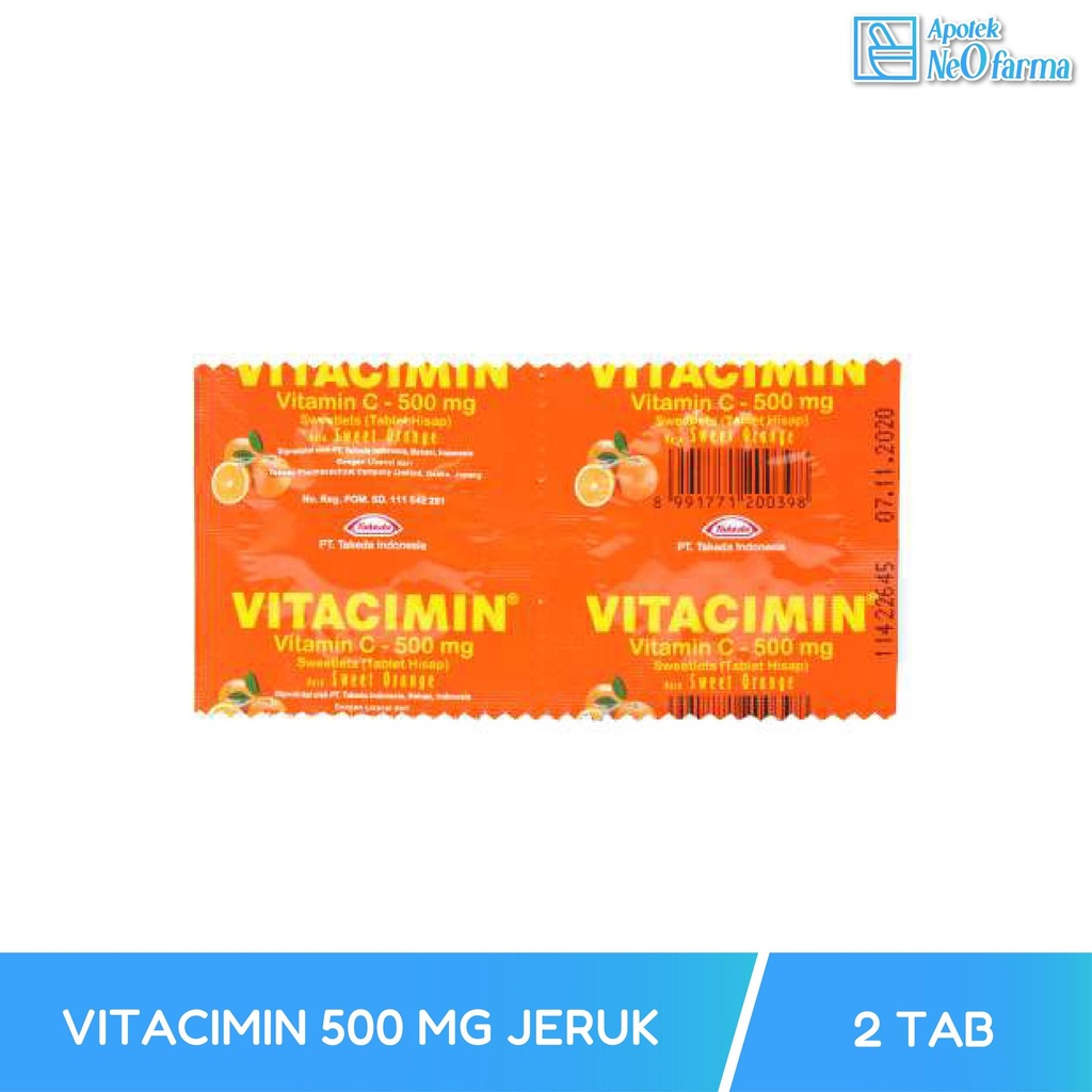 VITACIMIN ORANGE BOX 50 STR @ 2 TAB