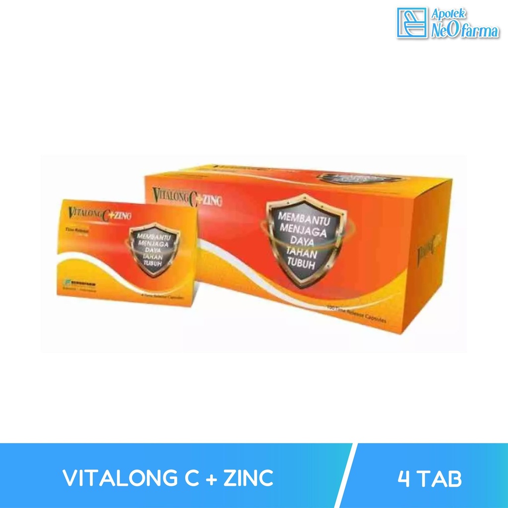 VITALONG C + ZINC BOX 25 STRIP @4 TABLET