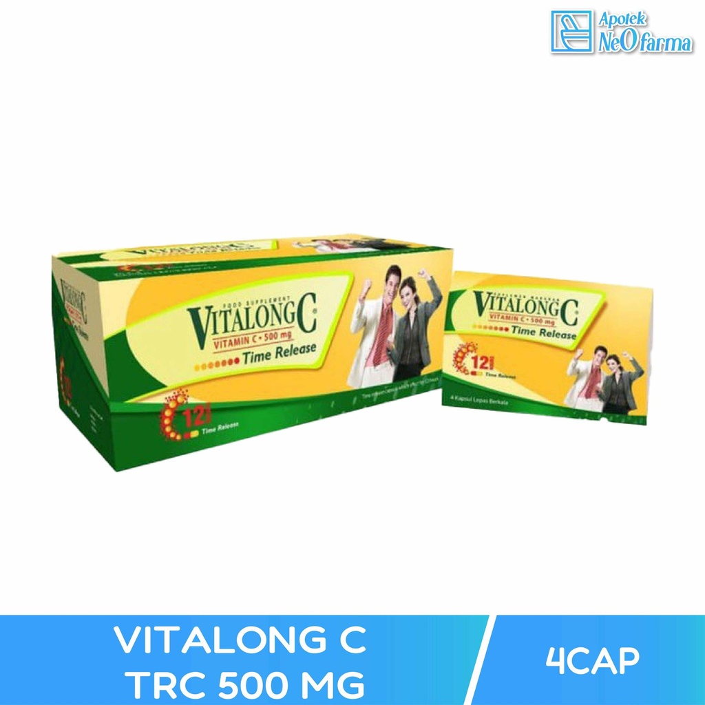 VITALONG C TRC 500 MG BOX 25 STR @ 4 CAP
