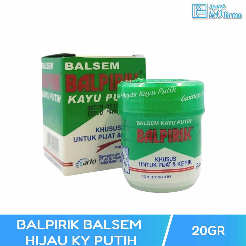 BALPIRIK HIJAU KY PUTIH 20 GR POT