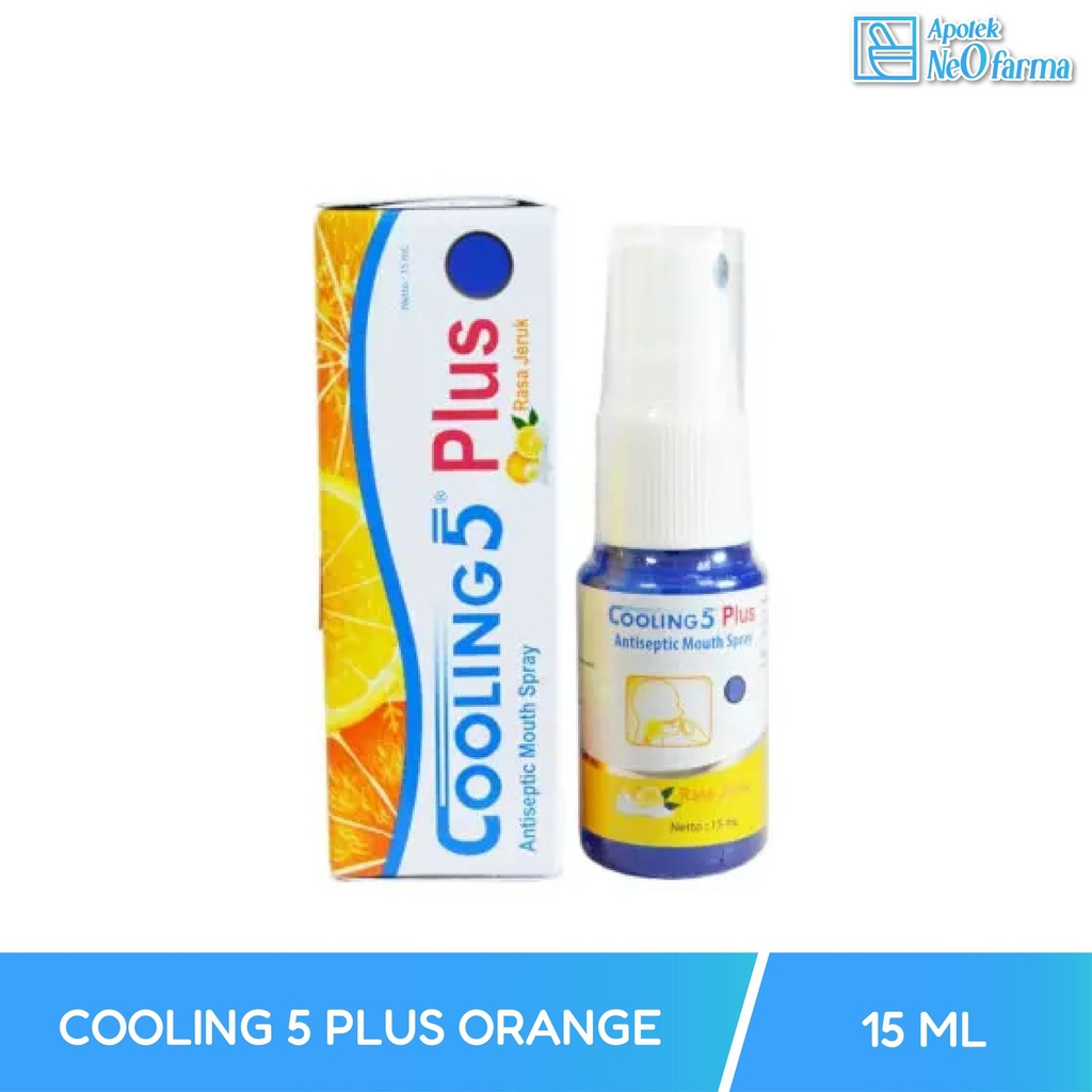 COOLING 5 PLUS ORANGE FLAVOUR 15 ML