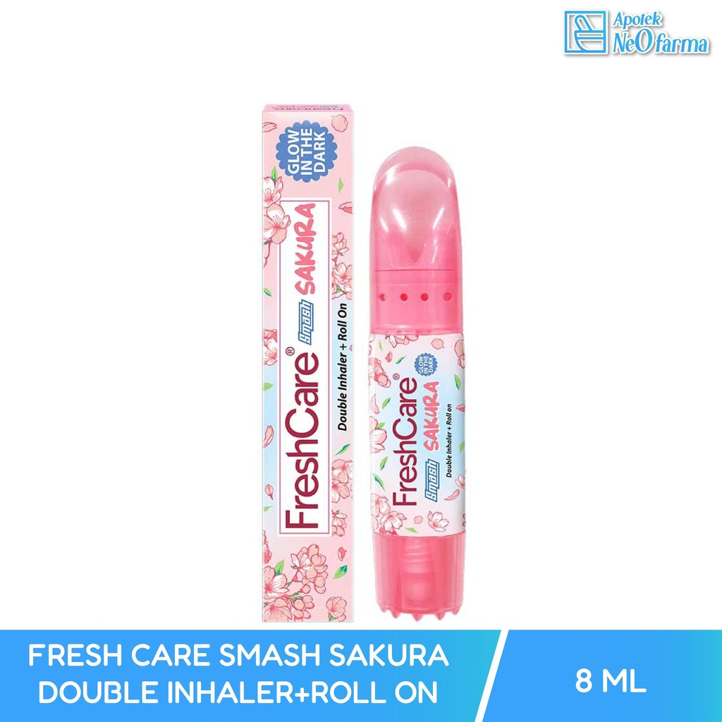 FRESH CARE SMASH SAKURA DOUBLE INHALER+ROLL ON