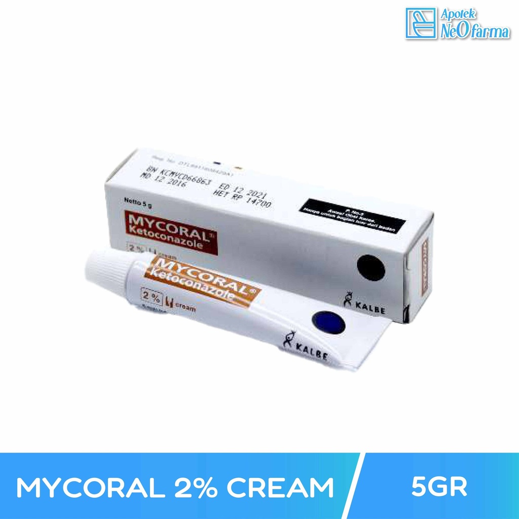 MYCORAL 2% CREAM 5 GR TUB