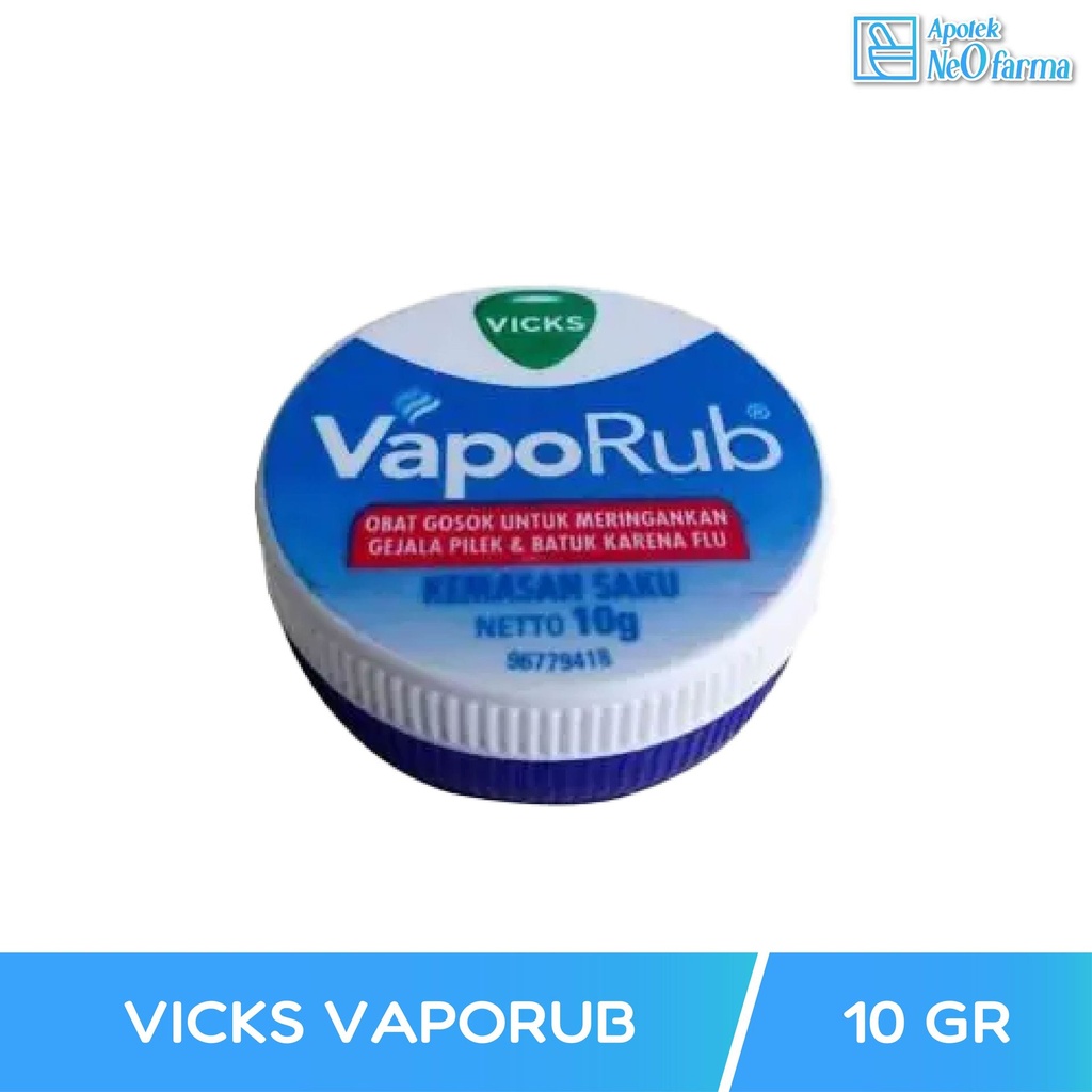 VICKS VAPORUB CREAM 10 GR