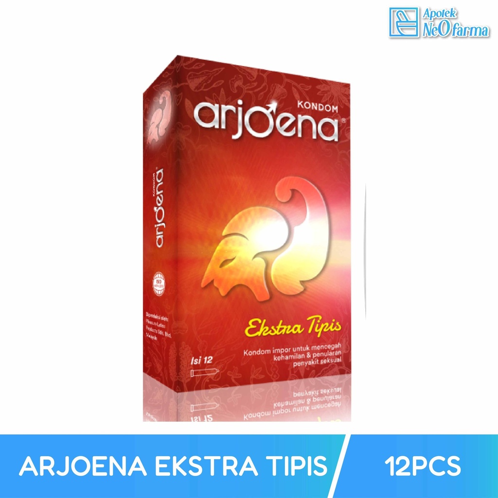 ARJOENA EKSTRA TIPIS KONDOM BOX 12 PCS