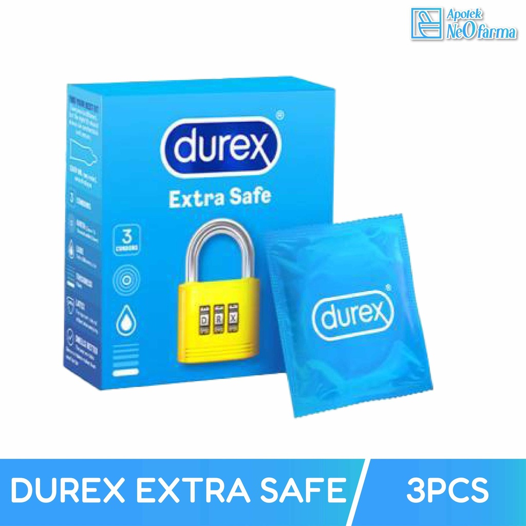 DUREX EXTRA SAFE BOX 3 PCS