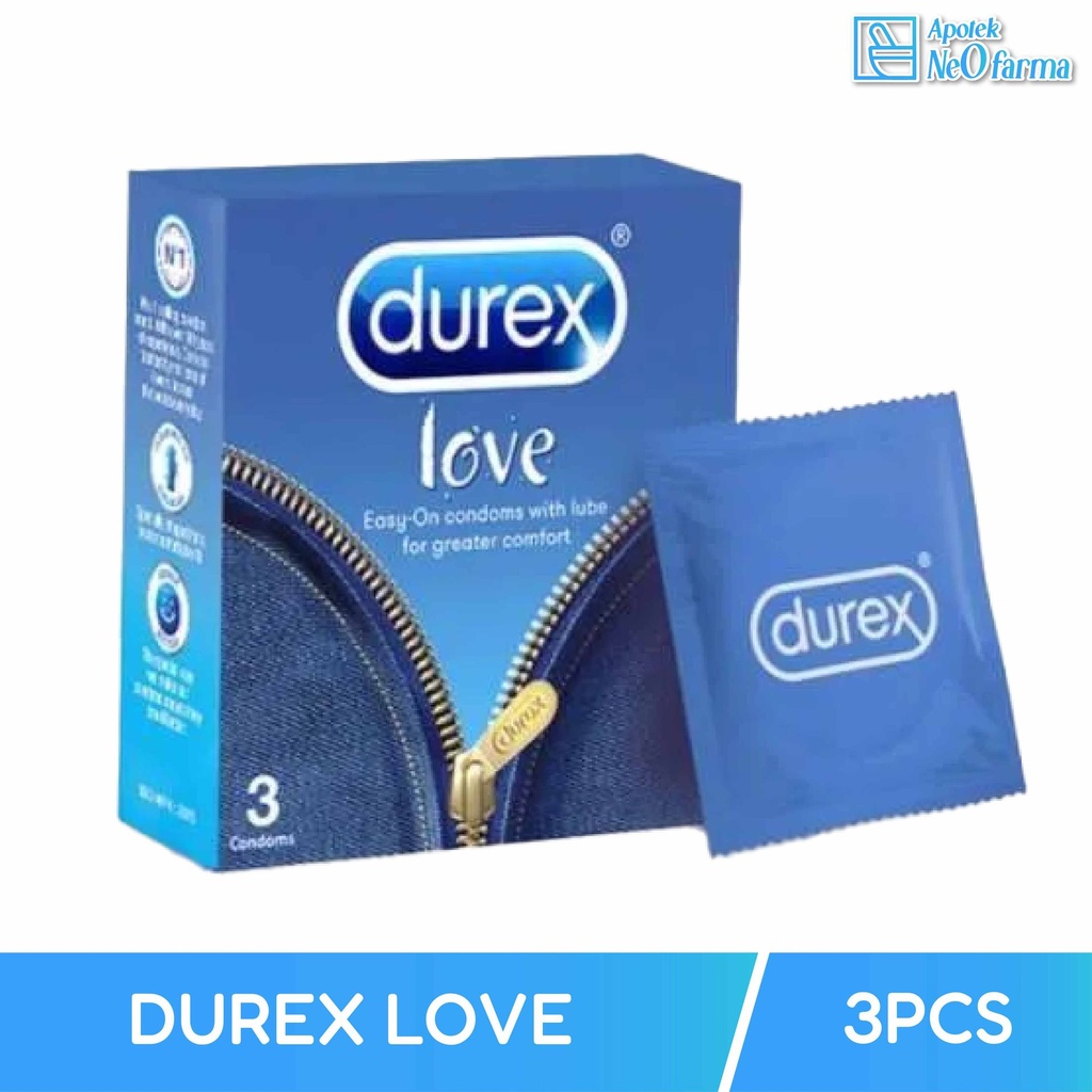 DUREX LOVE KONDOM BOX 3 PCS