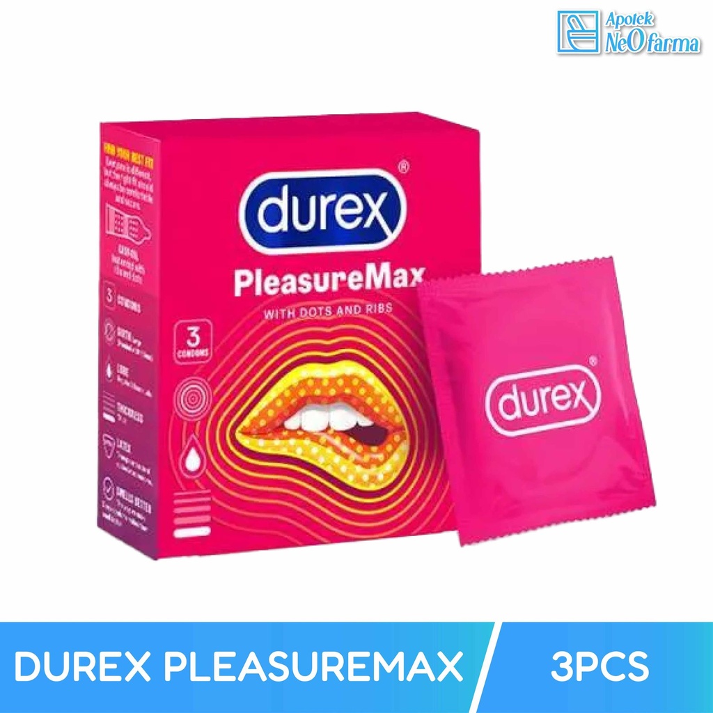 DUREX PLEASUREMAX KONDOM BOX 3 PCS