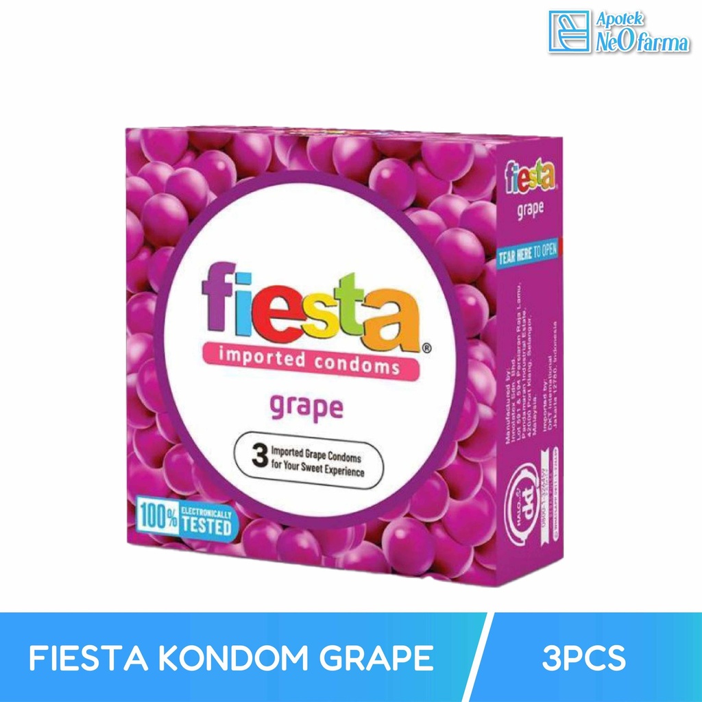 FIESTA KONDOM GRAPE BOX 3 PCS
