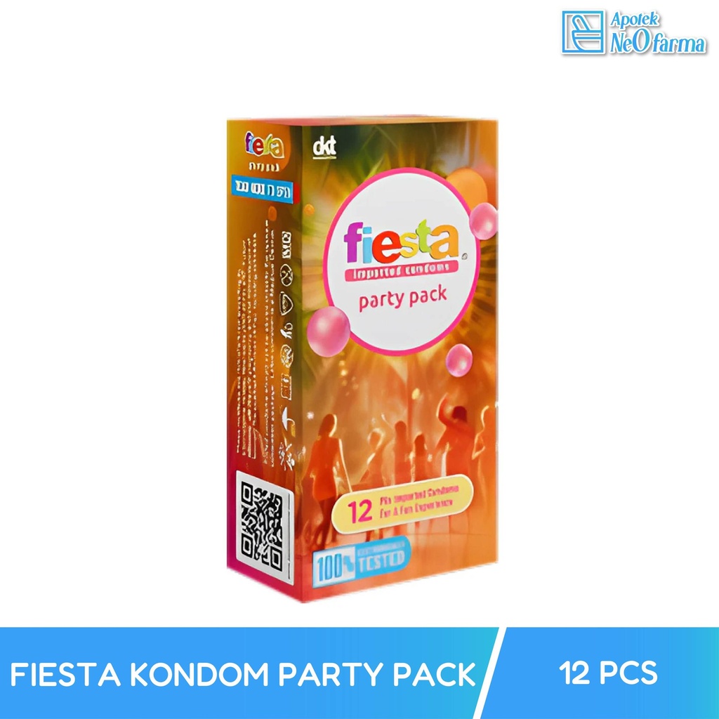 FIESTA KONDOM PARTY PACK BOX 12 PCS