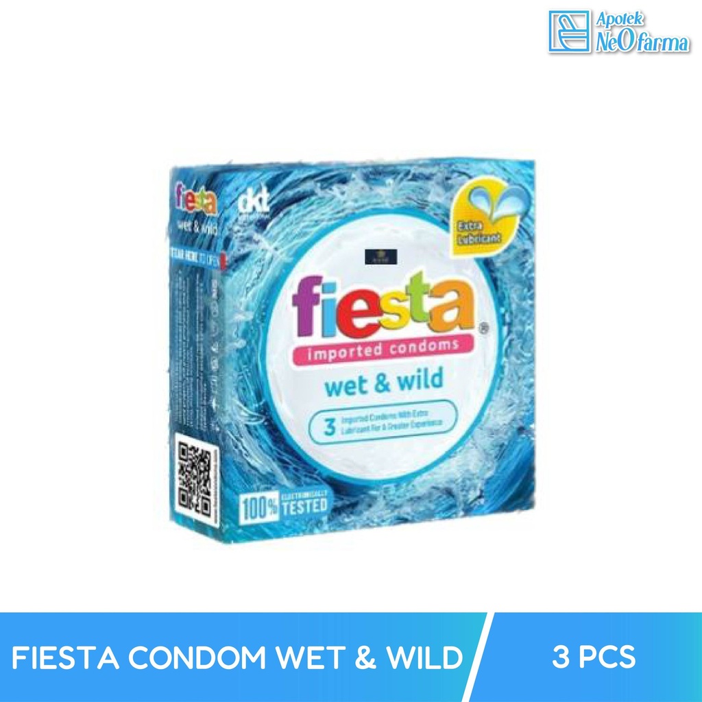 FIESTA CONDOM WET & WILD 3+1