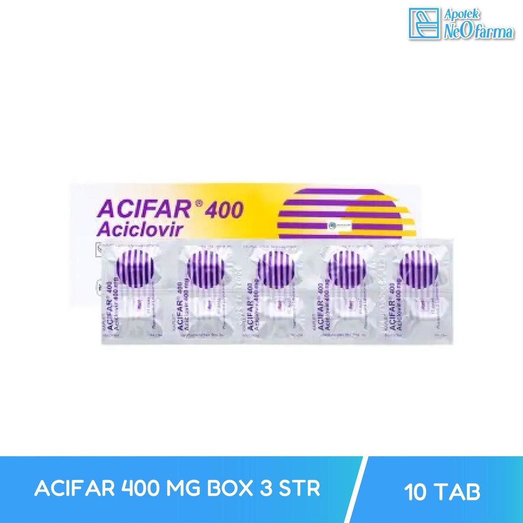 ACIFAR 400 MG BOX 3 STR @ 10 KAPL