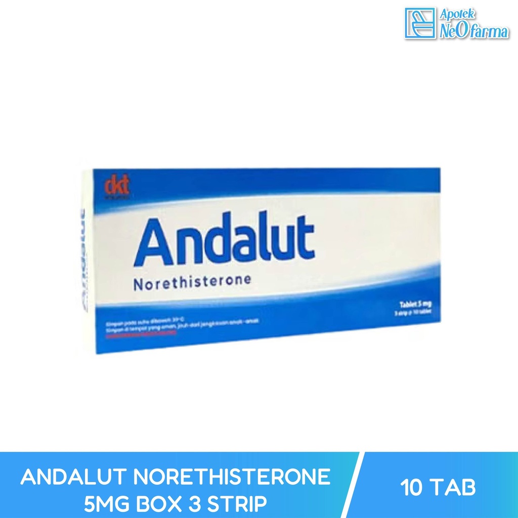 ANDALUT NORETHISTERONE 5MG 3X10 TABLET