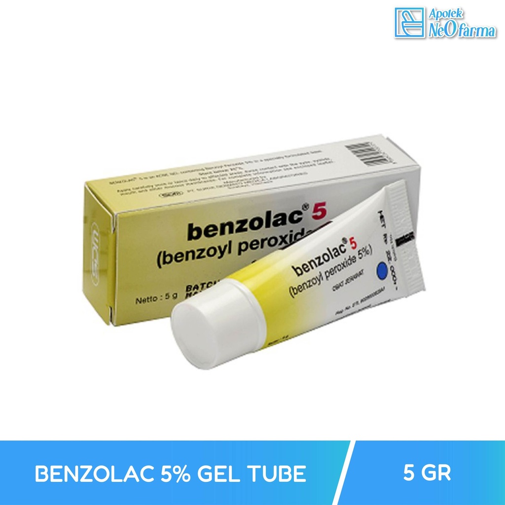 BENZOLAC 5% GEL 5 GR TUB