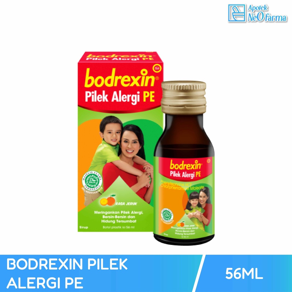BODREXIN PILEK ALERGI PE 56 ML
