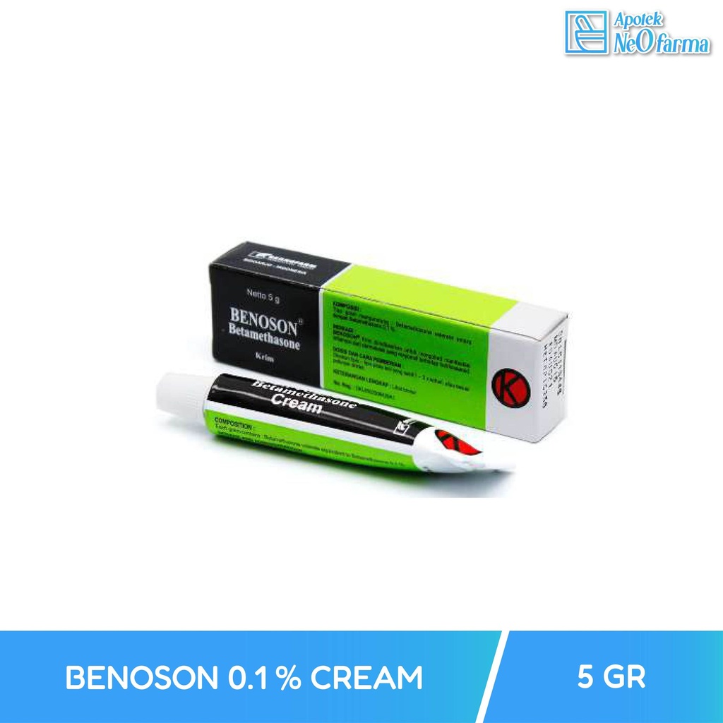 BENOSON 0.1 % CREAM 5 GR TUB
