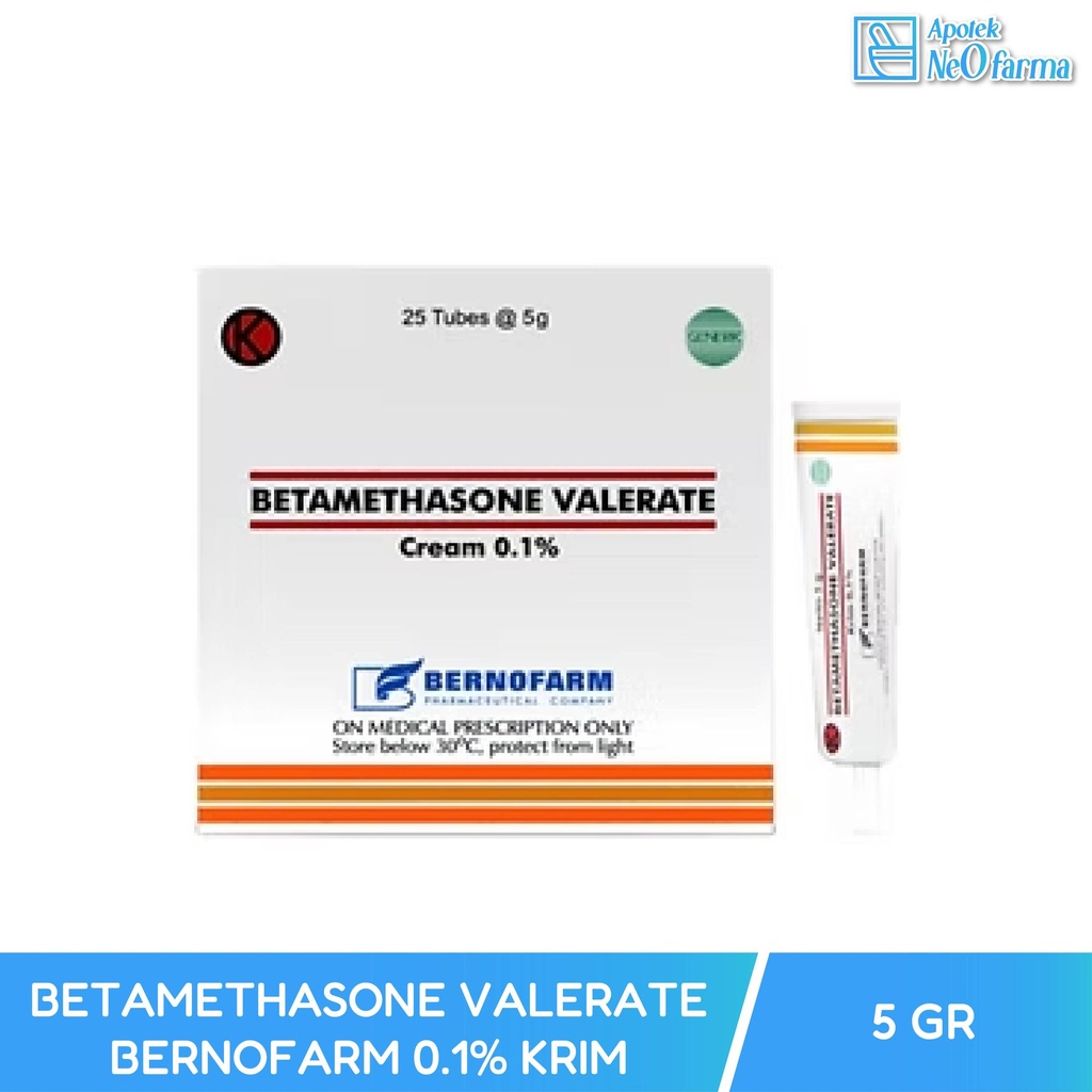 BETAMETHASONE VALERATE BERNOFARM 0.1% KRIM 5GR TUB